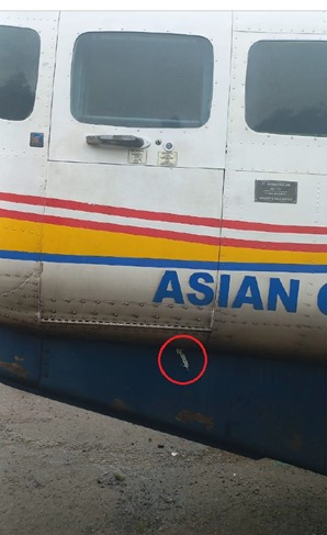 Gambar Artikel Insiden Penembakan Pesawat PK-LTF d...