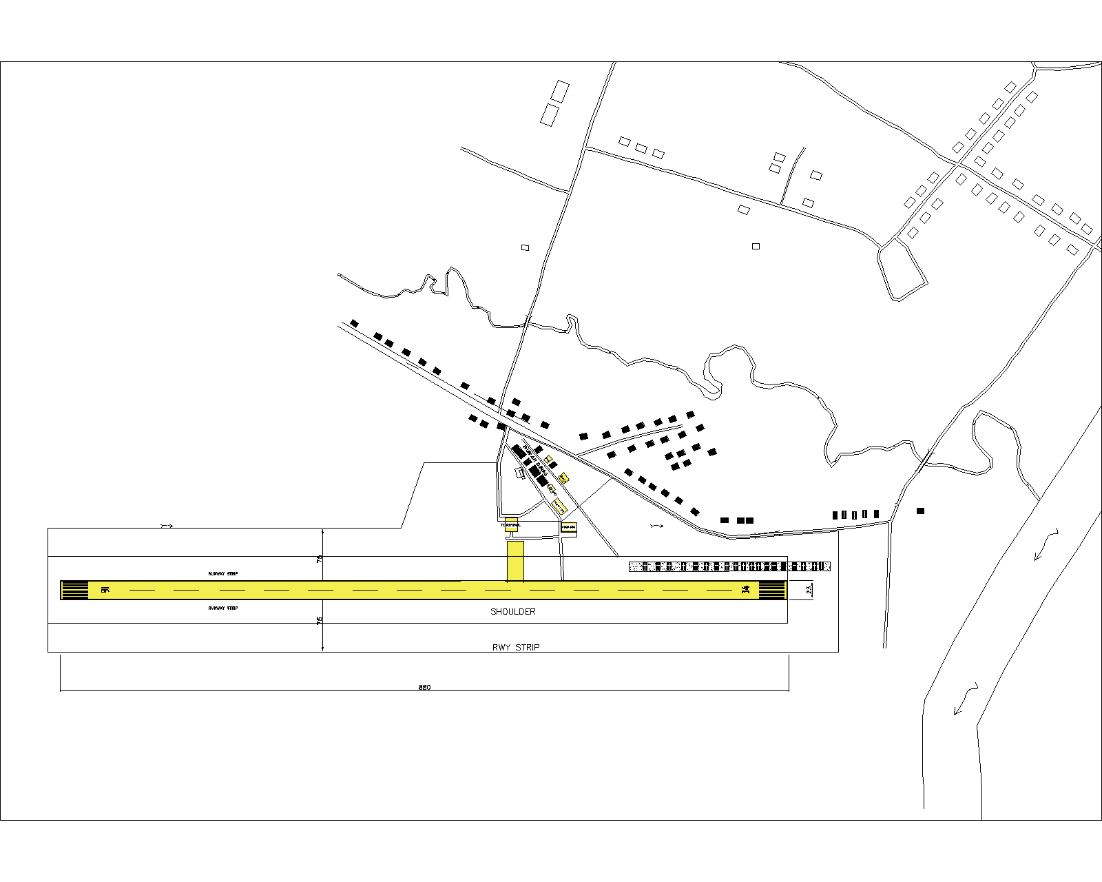 Gambar Peta Bandara Lay Out Bandara