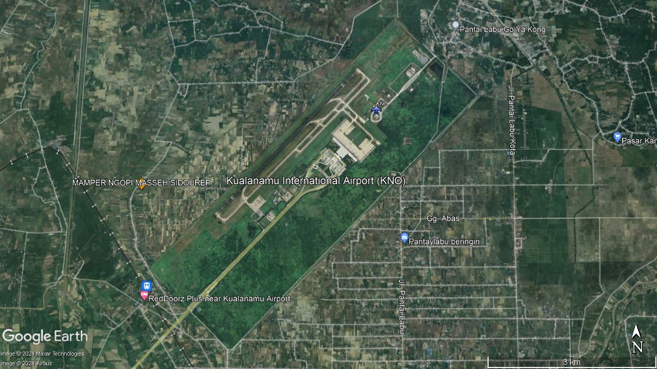 Gambar Peta Bandara Peta Bandar Udara  Internasional Kualanamu 