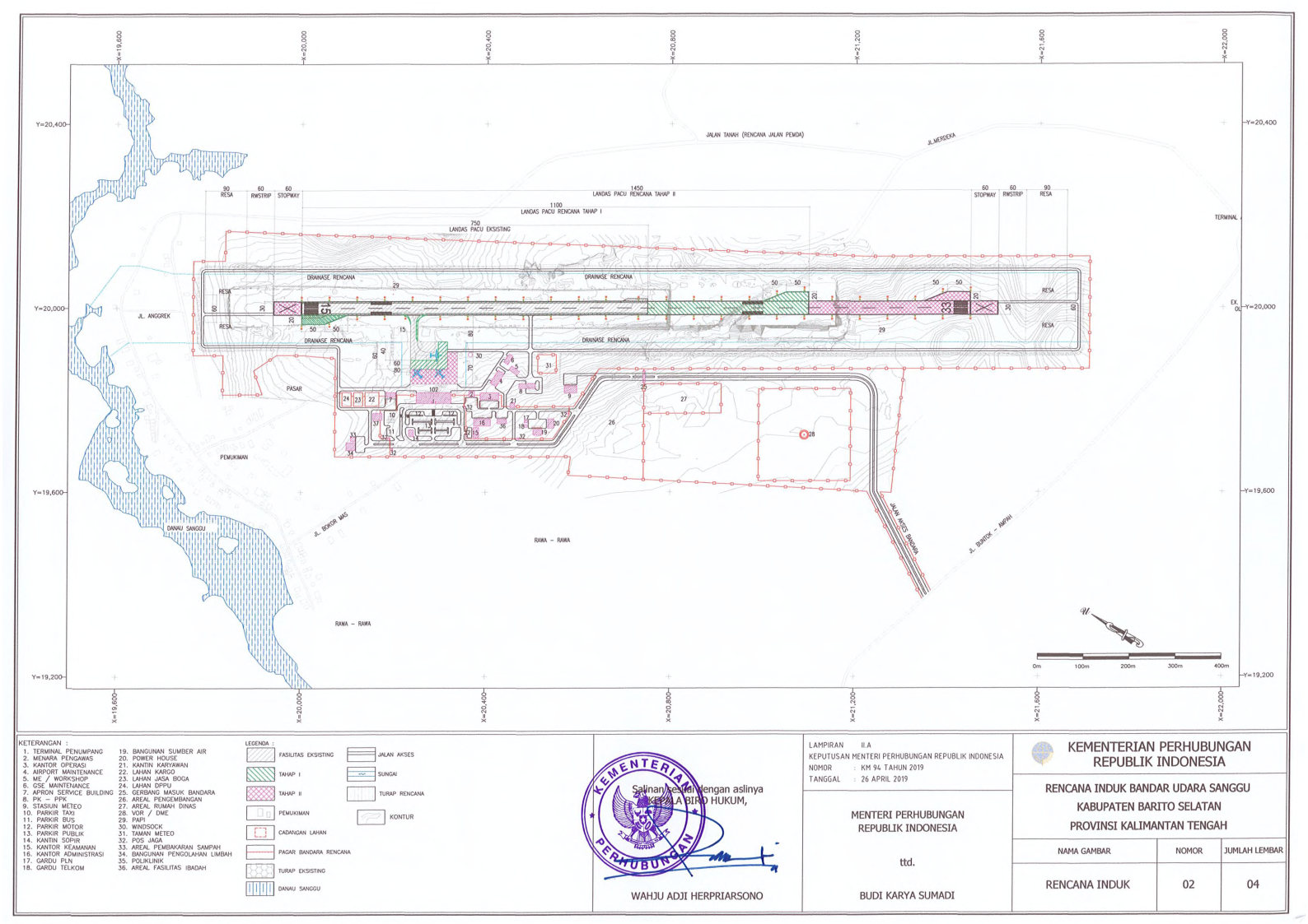 Gambar Peta Bandara Rencana Induk