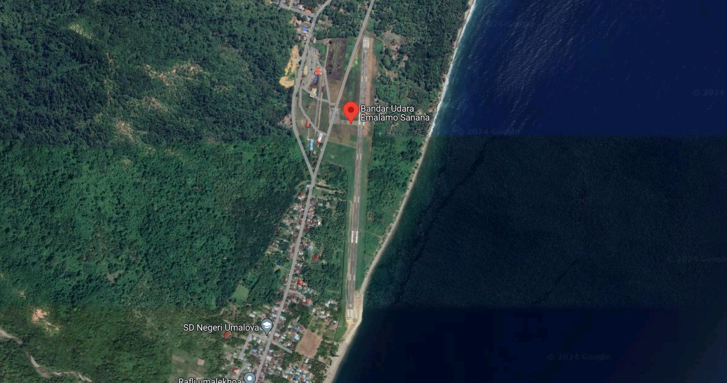 Gambar Peta Bandara DEKAT BY GOOGLE MAPS
