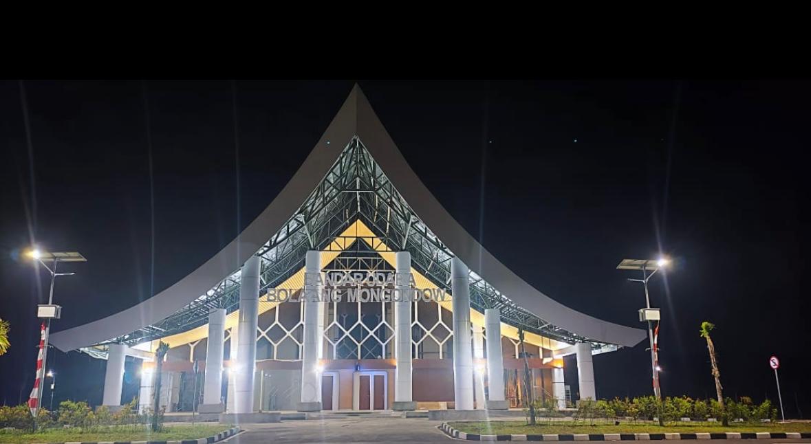 Foto Bandara Gedung terminal bandara bolmong