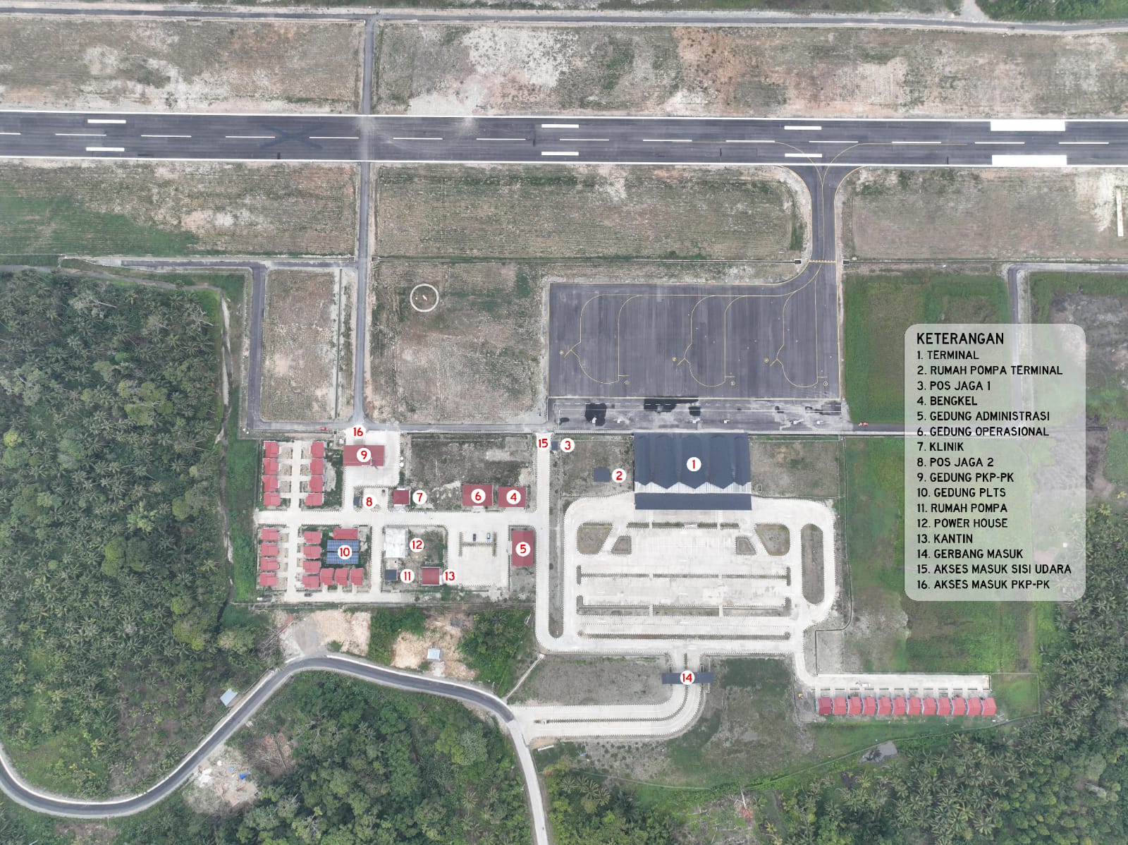 Gambar Peta Bandara Layout Bandara