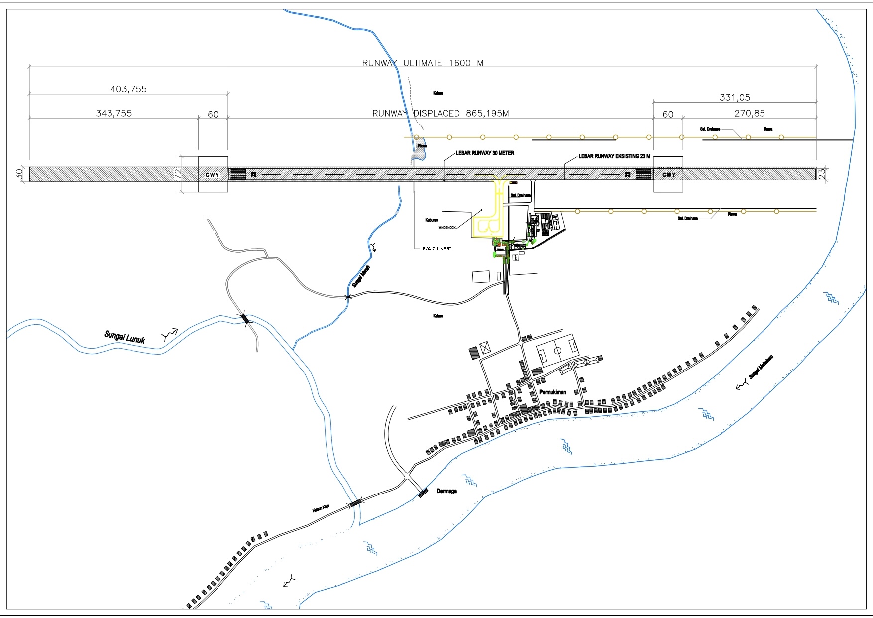 Gambar Peta Bandara Layout