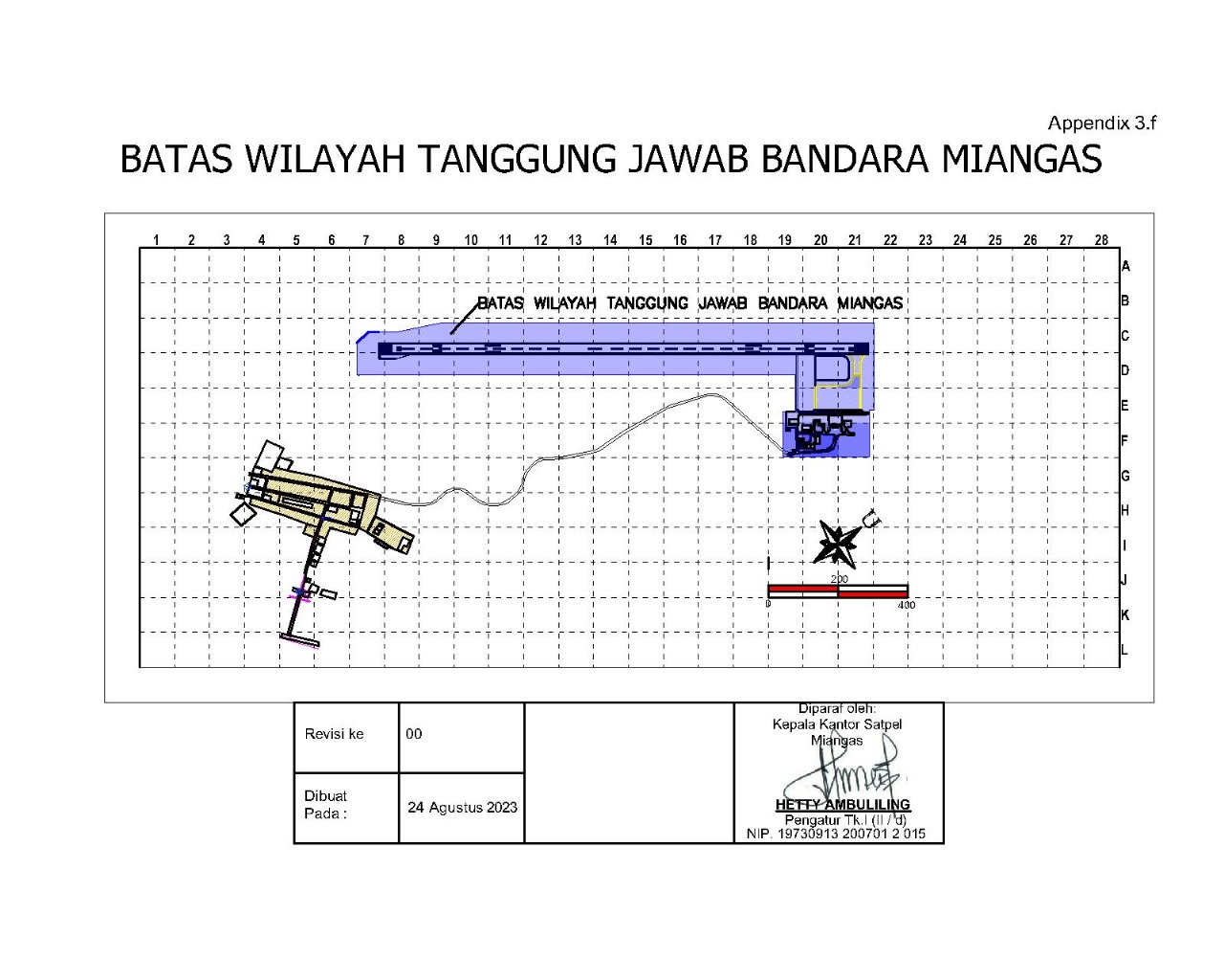 Gambar Peta Bandara Batas Wilayah Tanggung Jawab Bandara Miangas