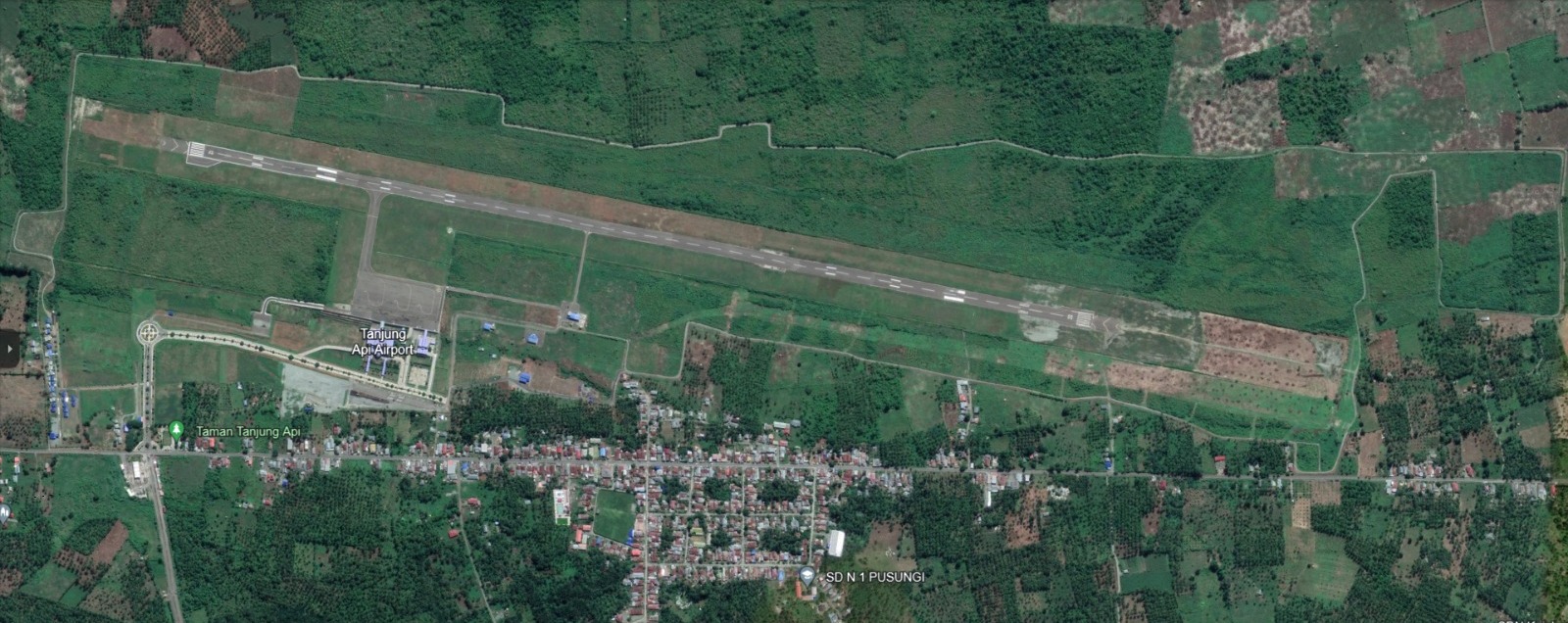 Gambar Peta Bandara Peta Bandar Udara Tanjung Api Ampana