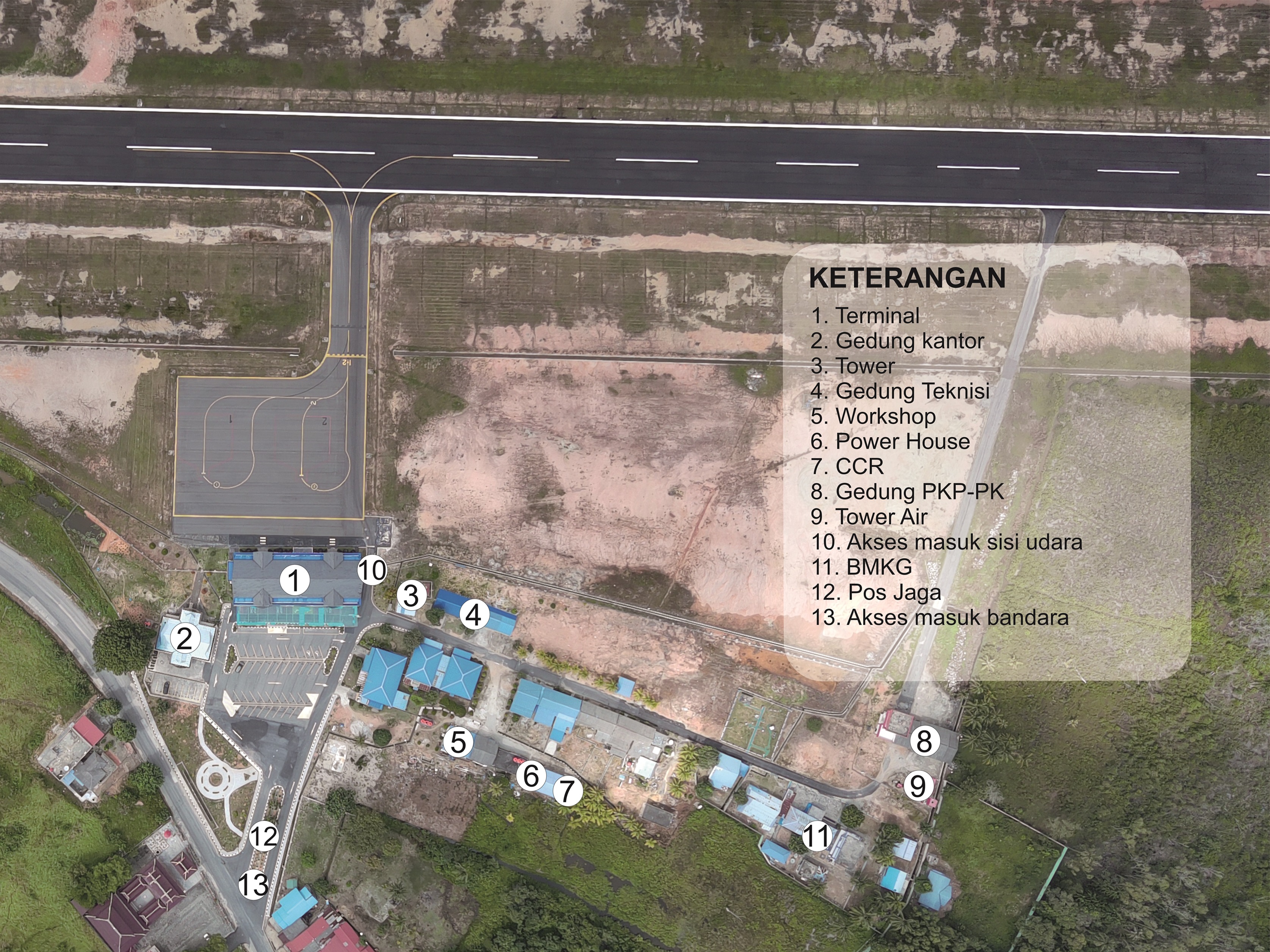 Gambar Peta Bandara LAYOUT BANDARA