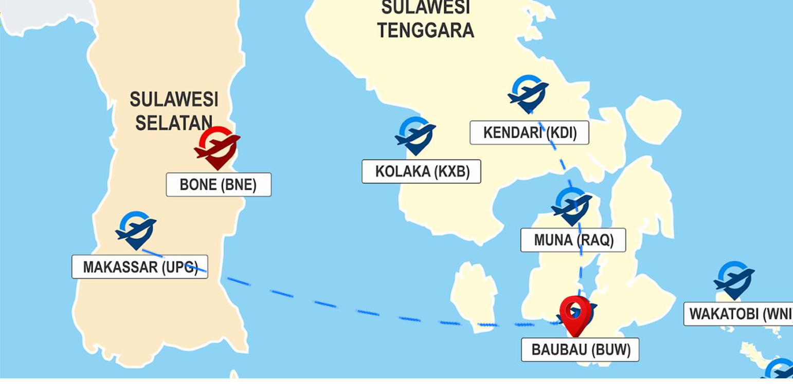 Gambar Peta Bandara PETA BANDARA BETOAMBARI