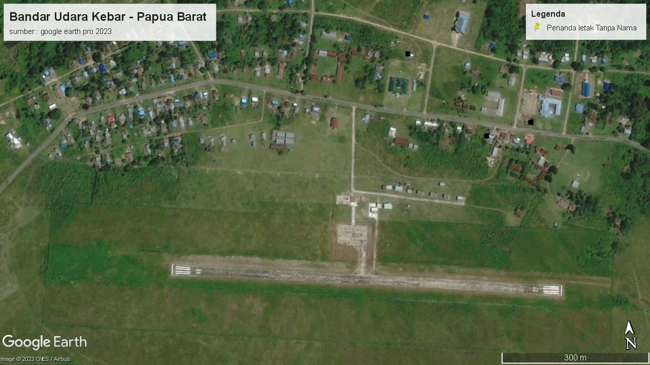 Gambar Peta Bandara Sumber Google Earth Pro 2023