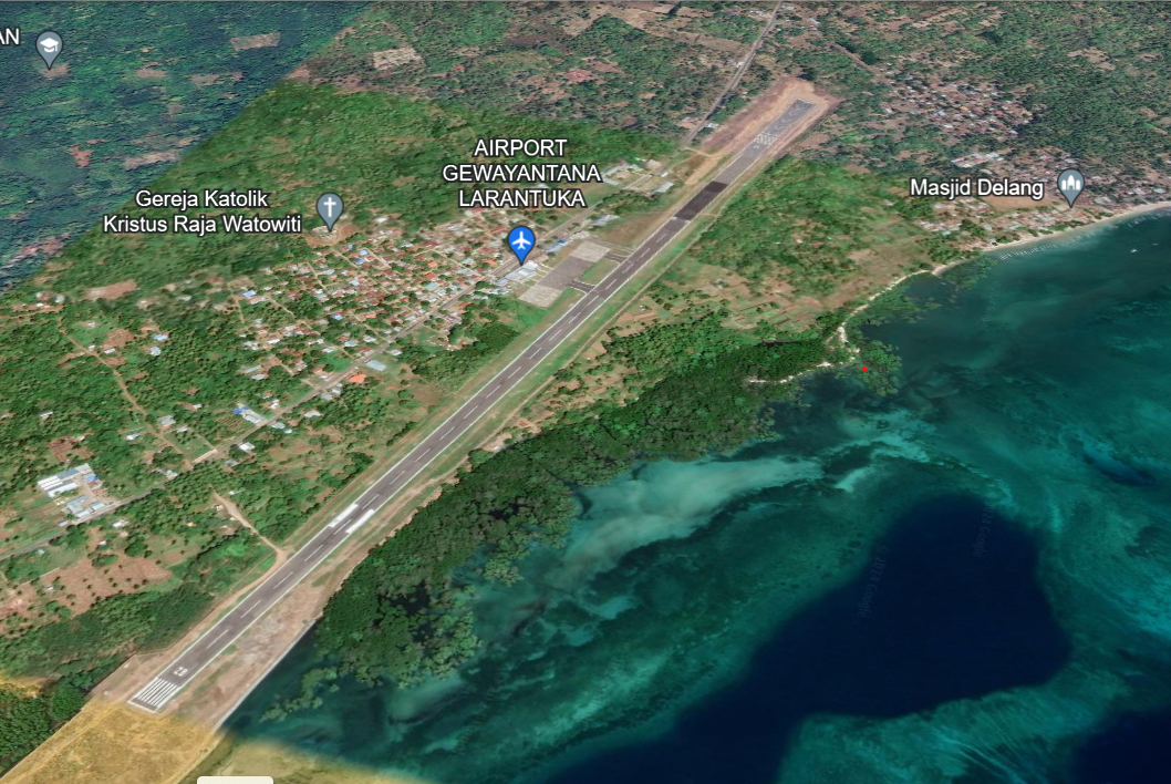 Gambar Peta Bandara PETA BANDARA BY GOOLE EART