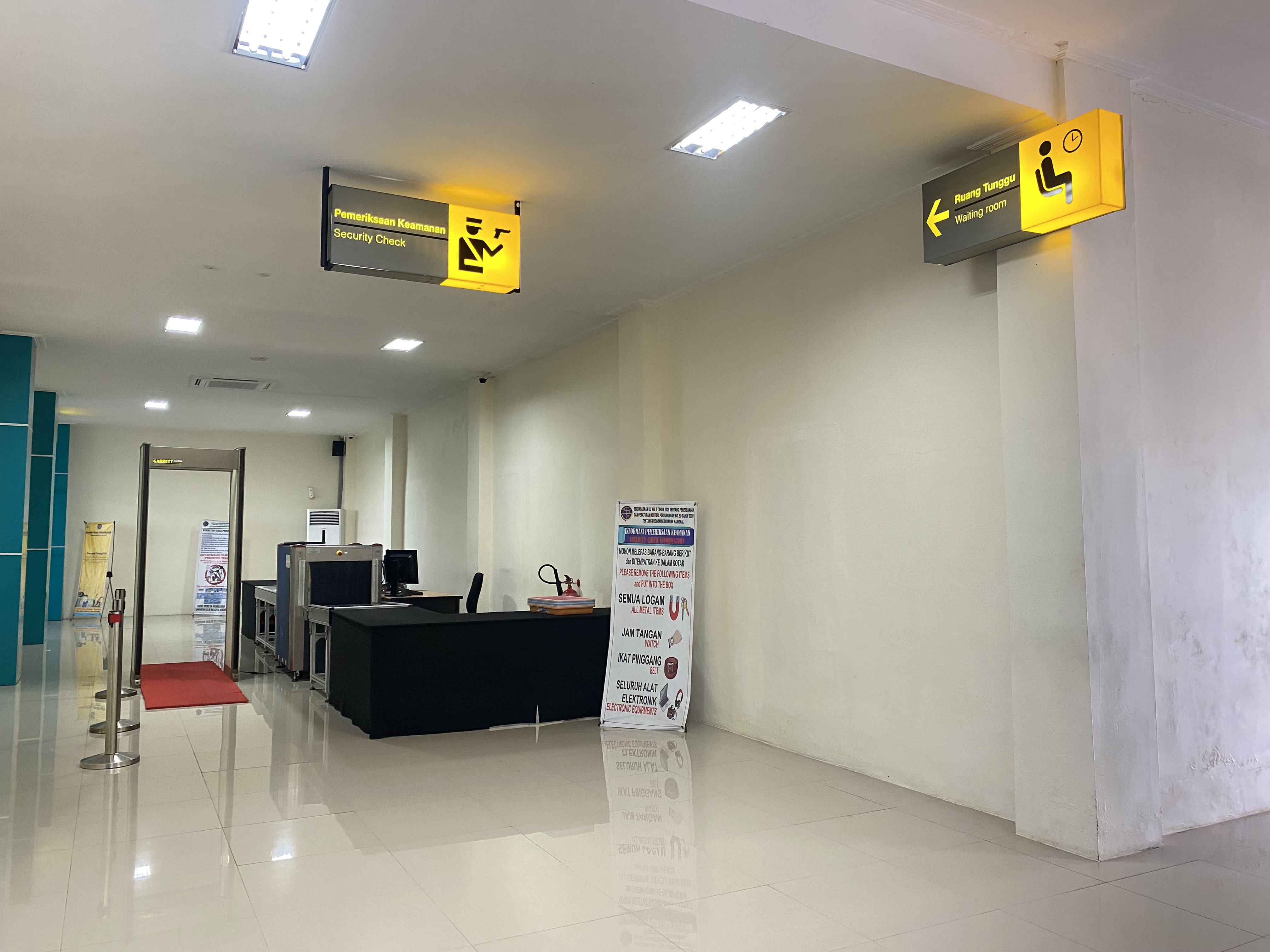 Foto Bandara Security Check Point (SCP 2)