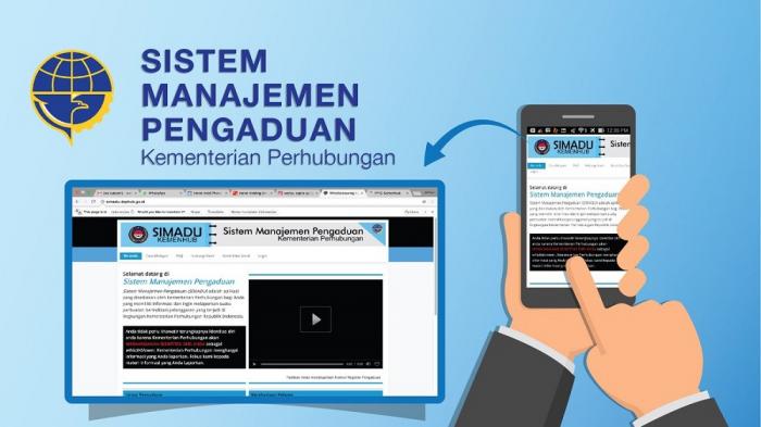 Gambar Sistem Manajemen Pengaduan Kementerian Perhubungan (SIMADU)